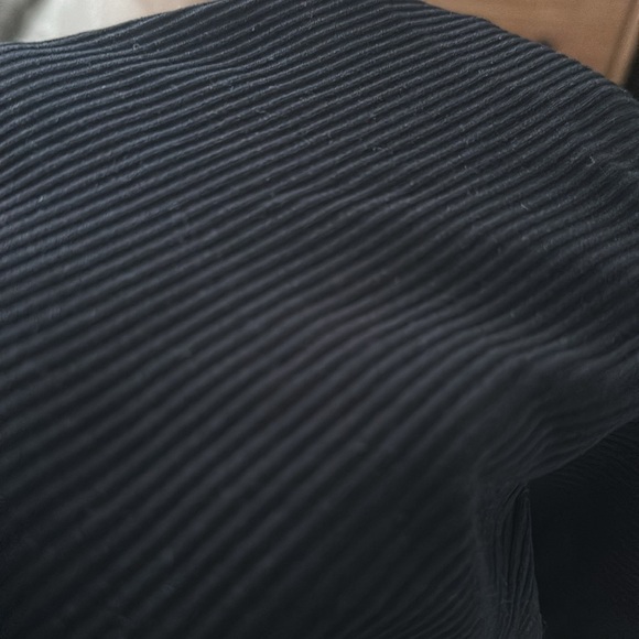 Black Thong Ribbed Body Suit - Picture 5 of 5